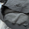 24AW solid color fleece hoodie