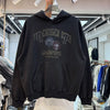A woolen hoodie is loose