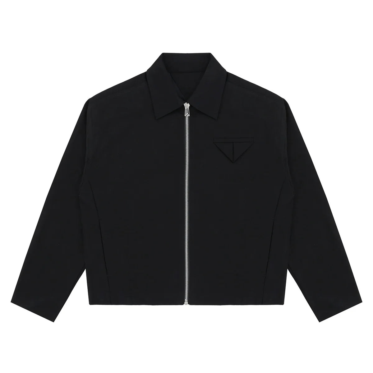 20024 autumn and winter new wool fabric thickened zipper jacket
