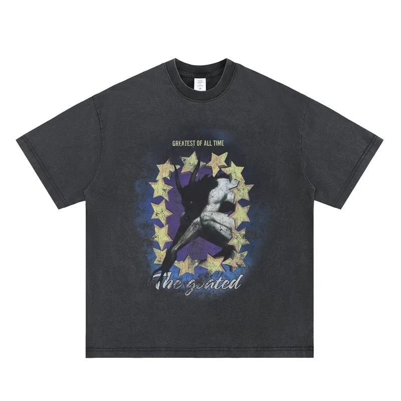 2025 stars new printed T-shirt