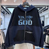 2024AW new short wide version zipper hoodie