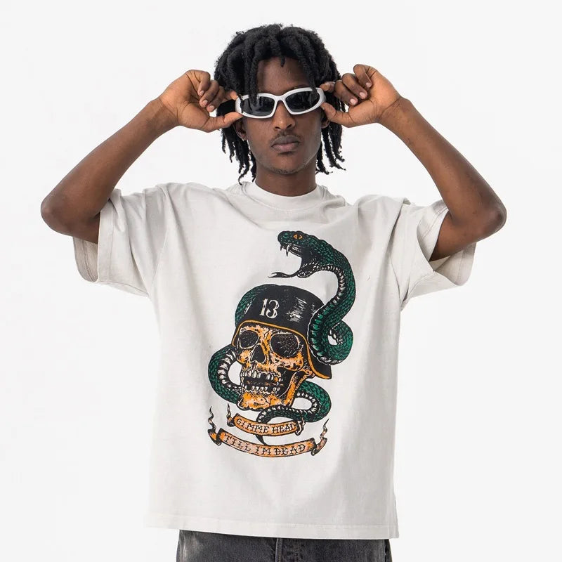 2025 Snake New Printed T-shirt