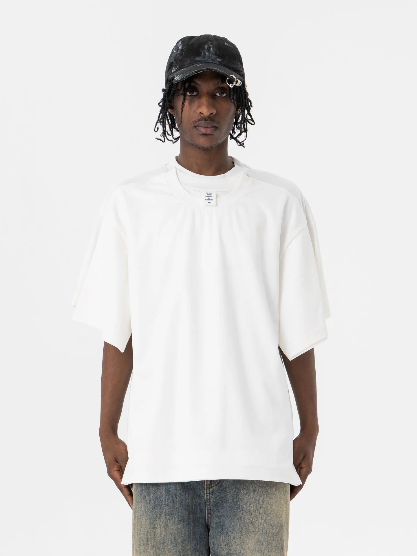 2025 new fake 2-piece T-shirt