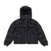 Winter hooded down jacket thickened
