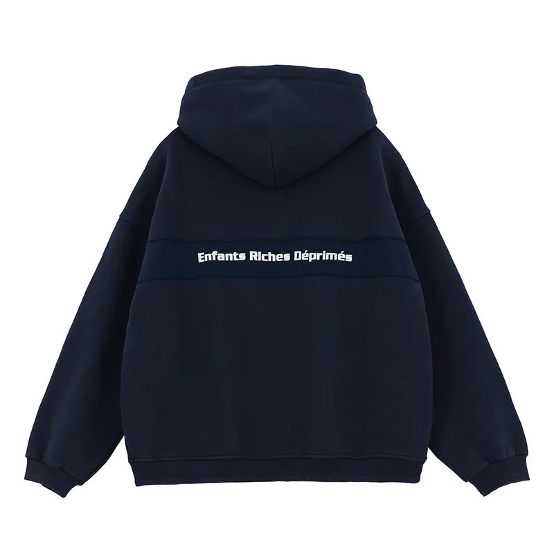 2024AW new short wide version zipper hoodie