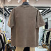 An embroidered shirt on the chest