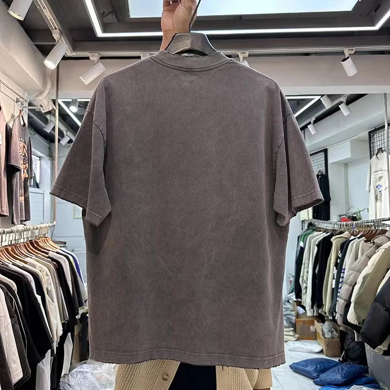 An embroidered shirt on the chest